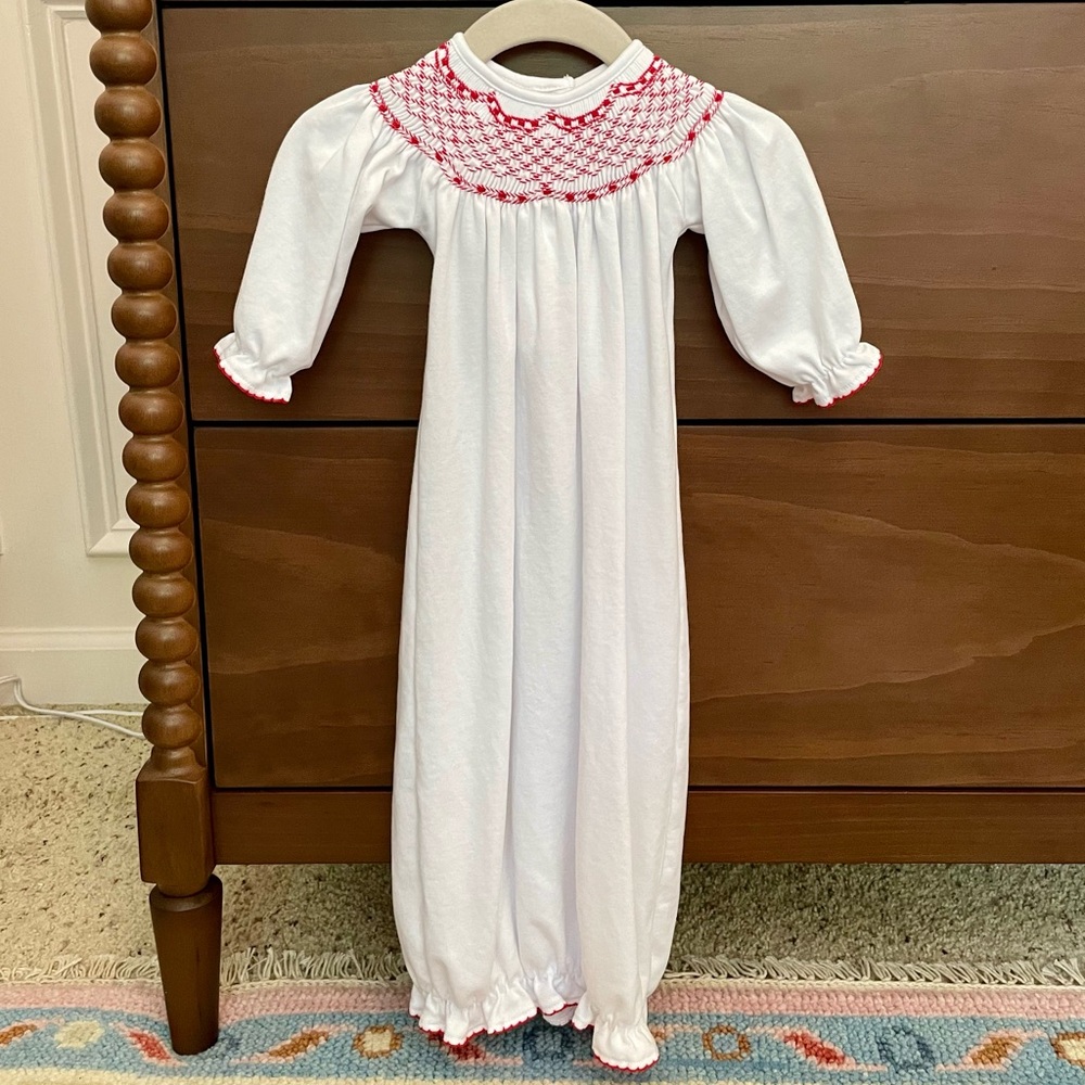 The Beaufort Bonnet Company Smocked Baby Gown